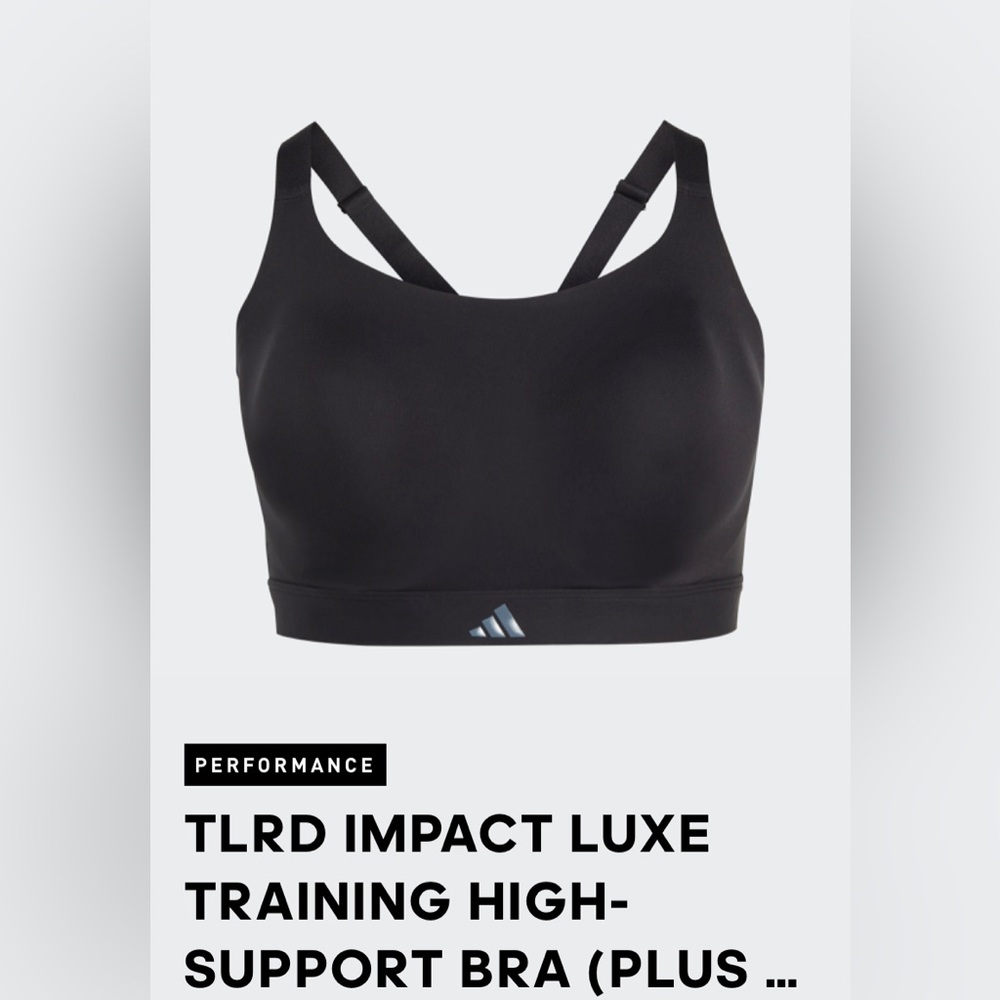 COPY - NWT ADIDAS black plus sports bra